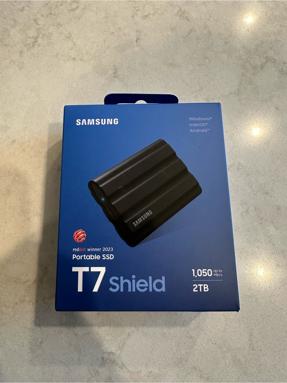 Samsung Portable SSD T7 Shield Black External Solid State Drive 2 tb